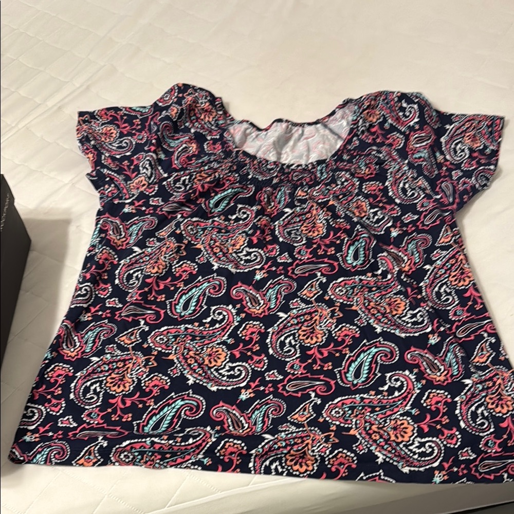 Paisley Print Women's Top